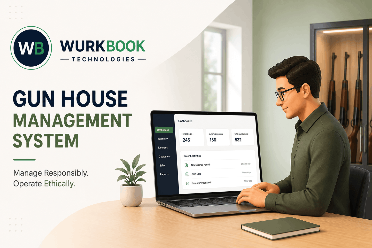 Gun House Management System preview