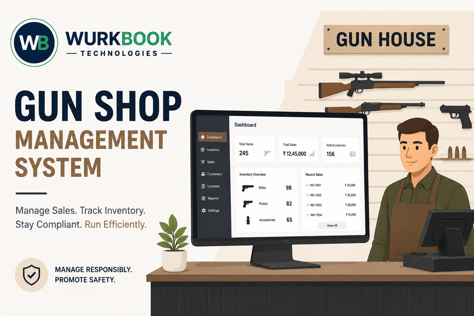 Gun Shop Management System preview
