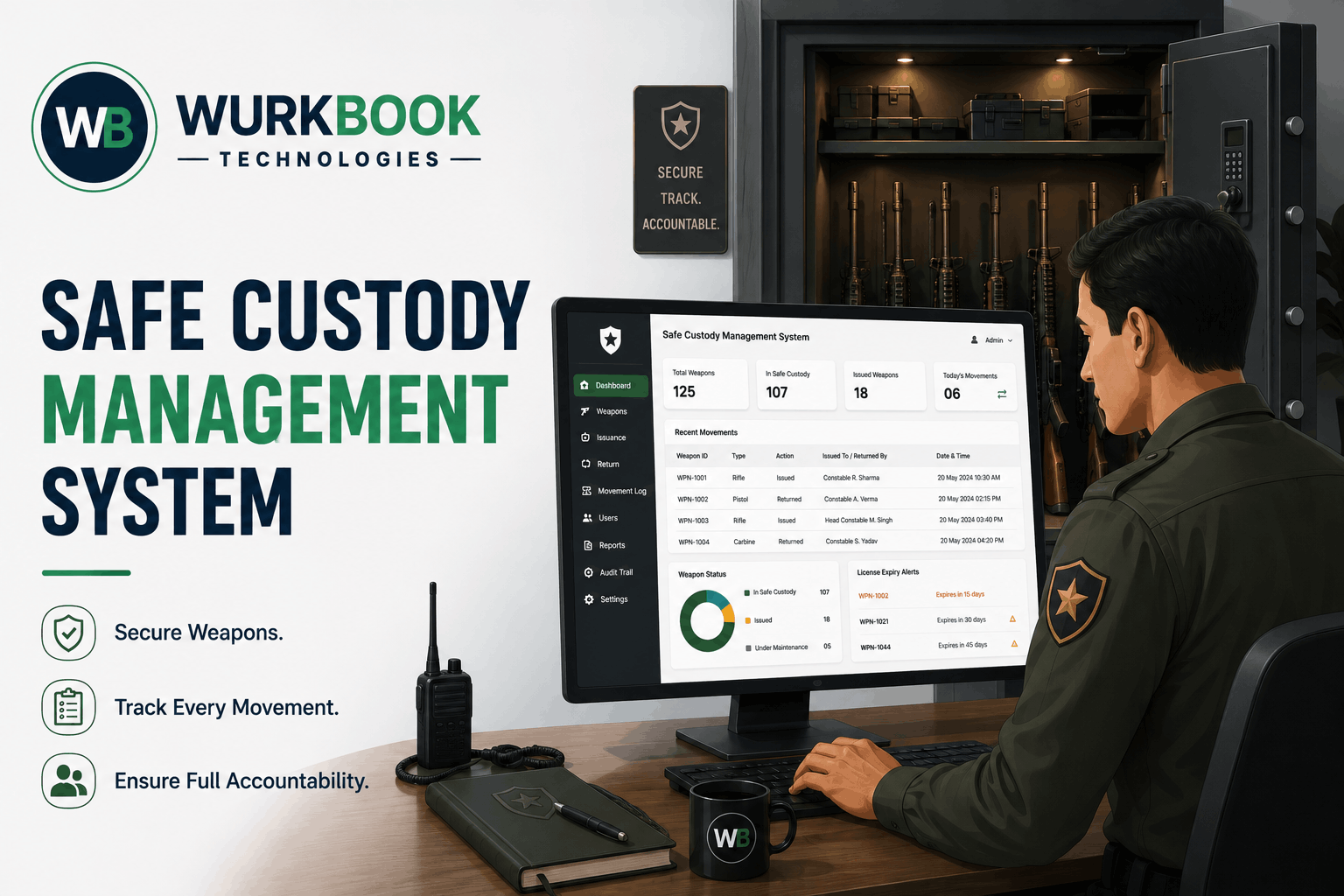 Safe Custody Management System preview