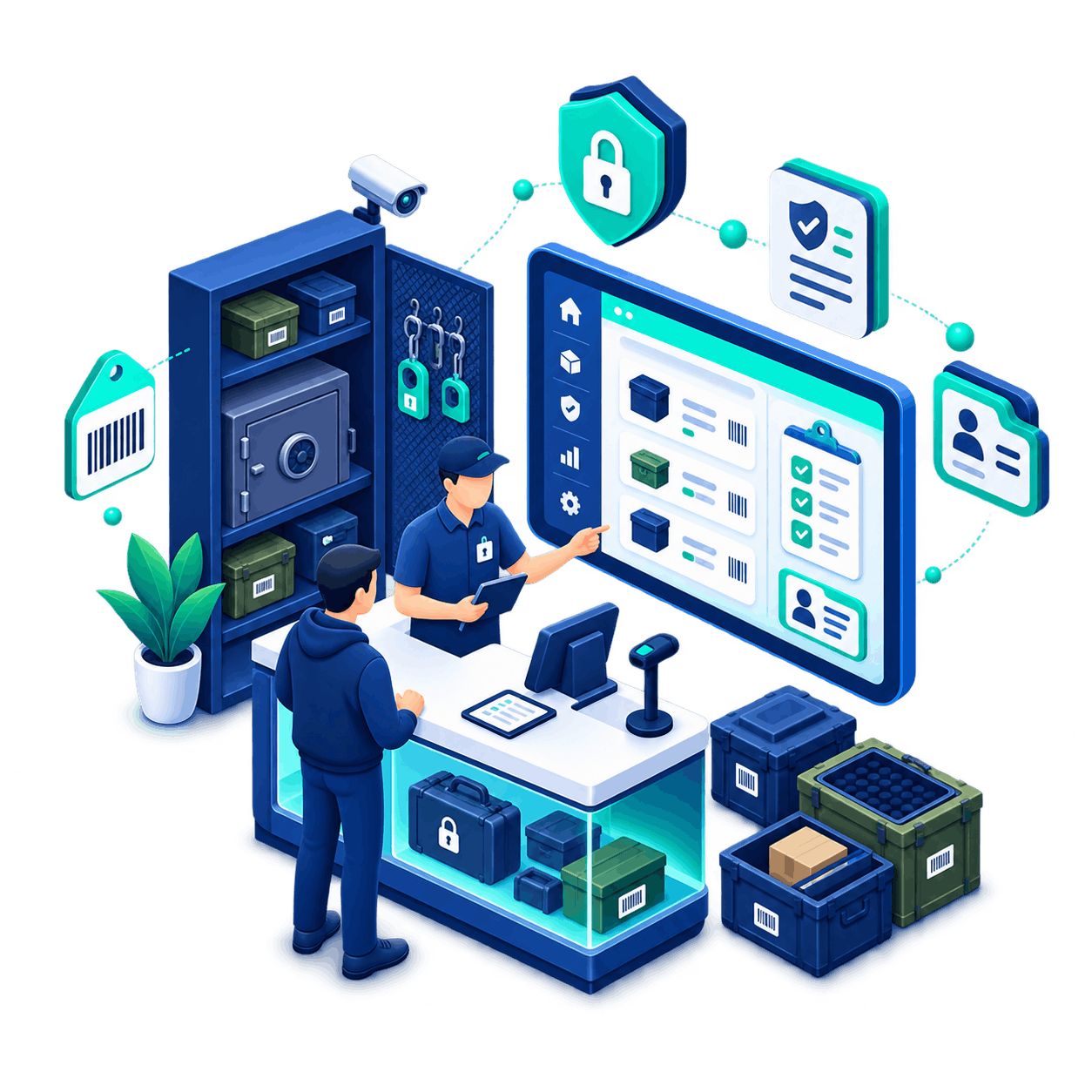 Gun House Management Software Dashboard